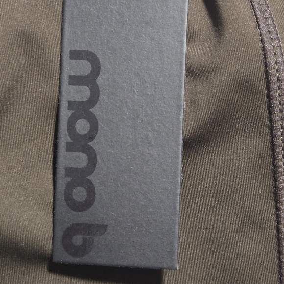 MONO B Women's Leggings Chocolate Brown Size Large NWT - Picture 5 of 5